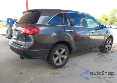 2011 Acura Mdx Technology Package from USA, damaged, VIN 2HNYD2H68BH524792